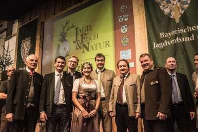 Eröffnung der Messe Jagd, Fisch & Natur mit der neuen Jagdkönigin
Bild: LFV Bayern/Thomas Funke