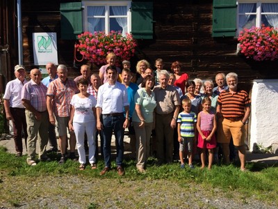 Ausflug der Ortsverbände Argental, Stiefenhofen und Oberreute zum bergnauernhof von MdL Eric Beißwenger
