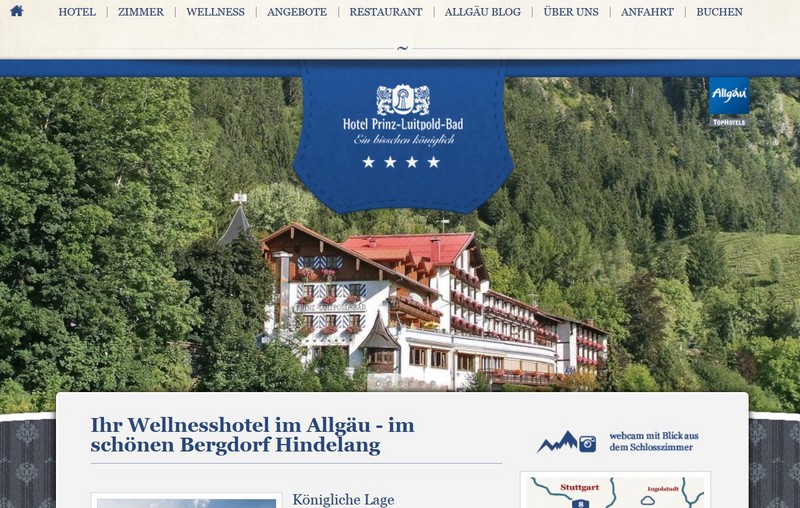 Das Prinz-Luitpold-Hotel in Bad Hindelang Das Prinz-Luitpold-Hotel in Bad Hindelang